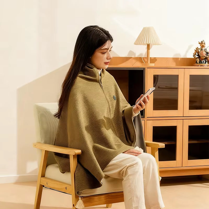 Graphene Electric Heating Blanket, USB Washable Heating Shawl, Portable Heating Blanket for Home, Office & Outdoor Use