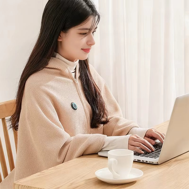 Graphene Electric Heating Blanket, USB Washable Heating Shawl, Portable Heating Blanket for Home, Office & Outdoor Use